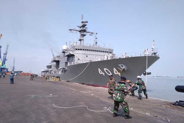Kapal Perang AL Jepang Sandar di Tanjung Perak, Ada Apa?