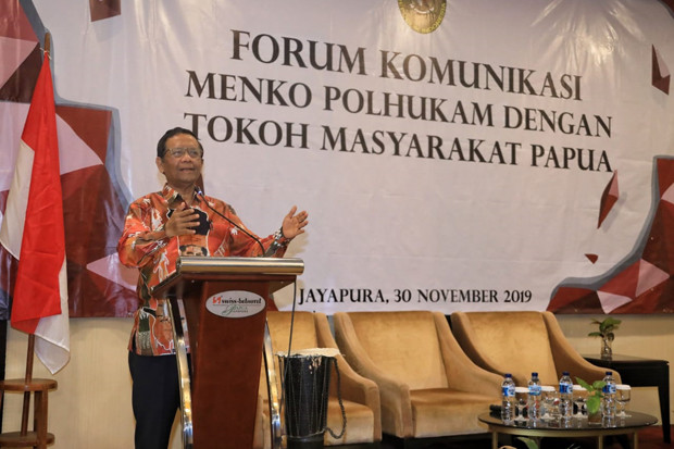 Mahfud MD Berdialog dengan Tokoh Papua, Ajak Tatap Masa Depan