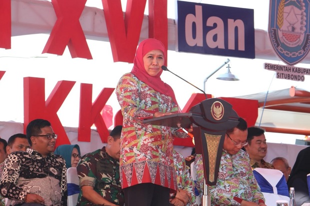 Khofifah Sampaikan Duka Cita Wafatnya Ketua PP Muhammadiyah KH Yunahar Ilyas