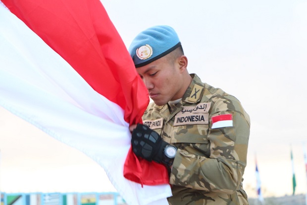 Prajurit TNI Penjaga Perdamaian Tinggalkan Lebanon