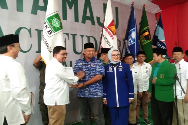Lima Parpol Deklarasi Usung Machfud Arifin di Pilwali Surabaya