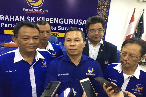Partai Nasdem Segera Umumkan Nama Bacawali Surabaya