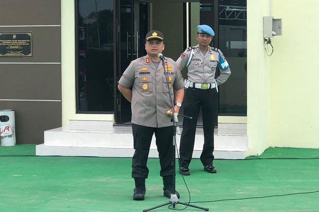 Baru Dilantik, Kapolres Malang Sudah Siaga di Pos Polisi Karanglo