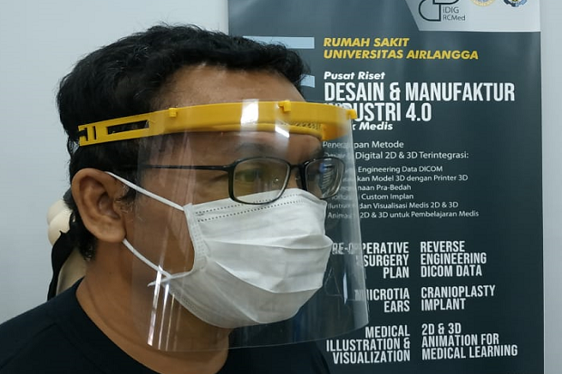 APD Langka, ITS Produksi Face Shield Mask untuk Atasi Corona