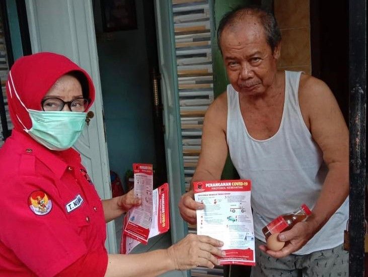 Hadapi Corona, Kader PDIP Surabaya Perkuat Gotong-Royong