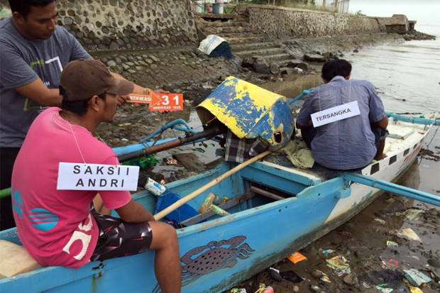 Ungkap Penjualan Ikan Duyung, Polres Polman Lakukan Rekonstruksi