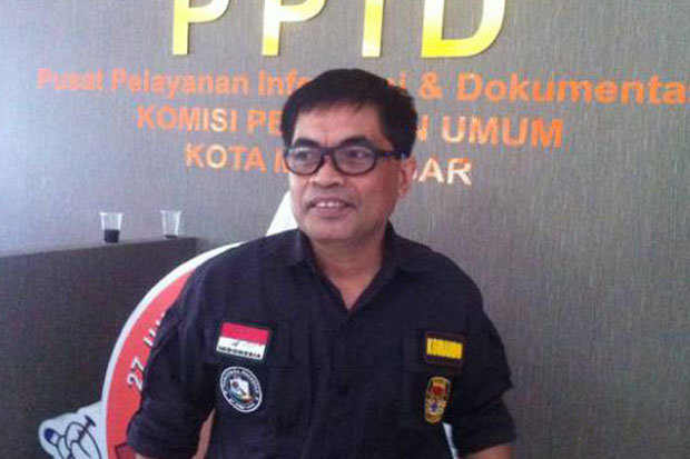 Plh Pengganti Sekretaris KPU Makassar dari Sekretariat KPU Sulsel