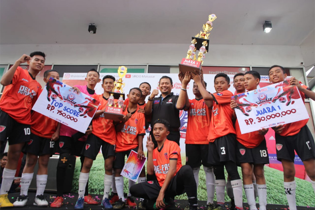 Hebat! SMP 18 Makassar Juara Futsal Wali Kota Cup