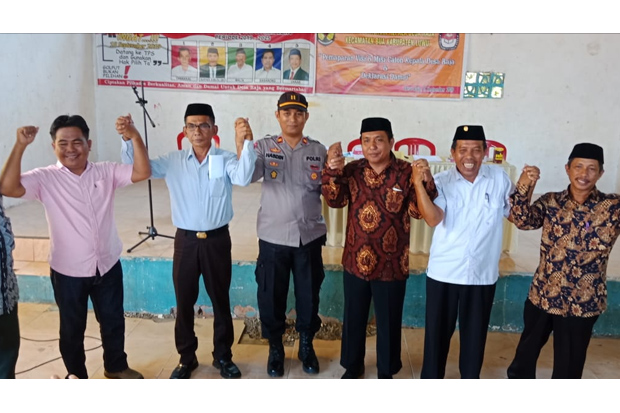 5 Kandidat Kepala Desa Raja Deklarasi Pilkades Damai