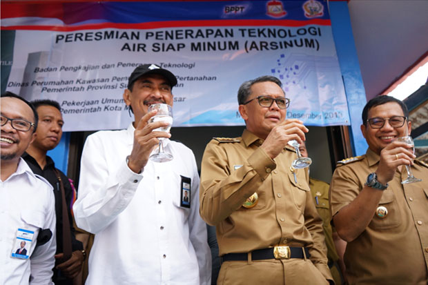 Gubernur Sulsel Resmikan Teknologi Air Siap Minum di Pulau