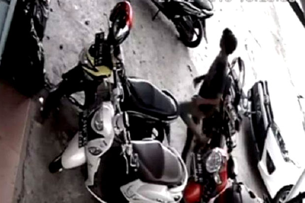 Terekam CCTV, Remaja Spesialis Pencuri Helm di Makassar Diringkus