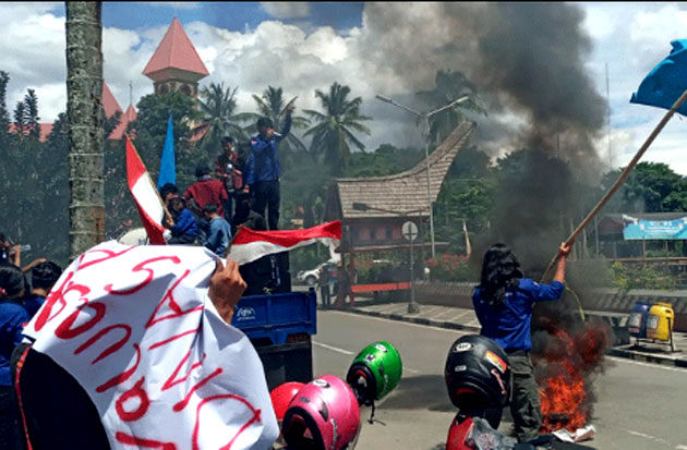 Tuding Demo Mahasiswa Ditunggangi, Pejabat Tator Dipolisikan