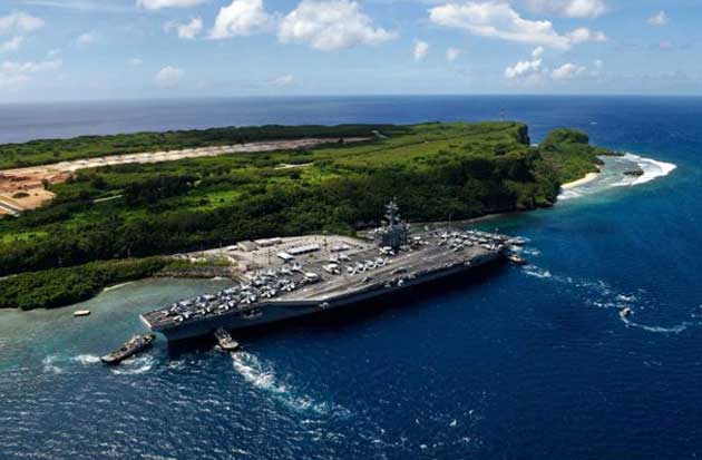 Ribuan Awak Kapal Induk Nuklir AS Akan Dikarantina di Guam