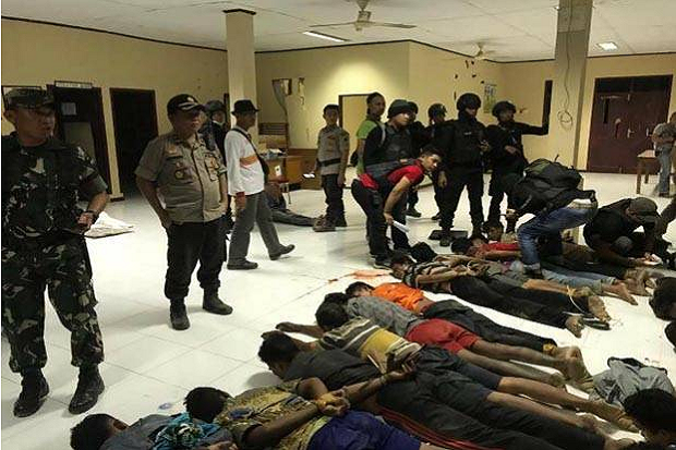 45 Anggota SMB Digulung Timsus Polda Usai Serang Satgas Karhutla