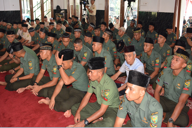 Kodam II/Sriwijaya Garnizun Palembang Peringati Maulid Nabi Muhammad SAW 1441 H