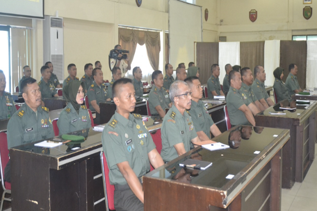 Kodam II Sriwijaya Gelar Workshop Menulis Penerangan TNI AD