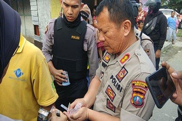 Polrestabes Medan Gempur 4 Lokasi Kampung Narkoba