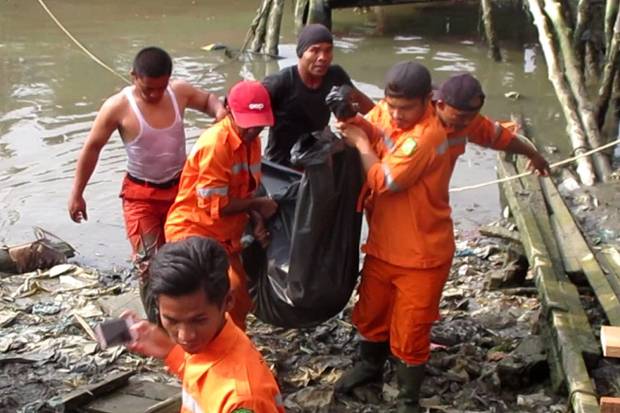Warga Geger Temukan Mayat Terapung di Sungai Deli Medan Belawan