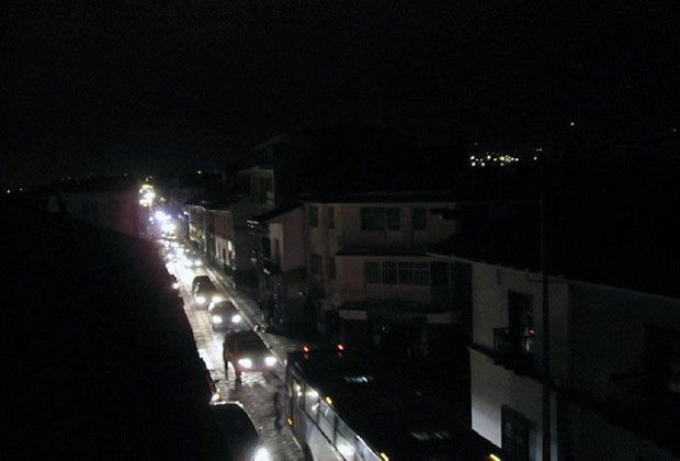 Blackout, Amerika Tengah Gelap Gulita