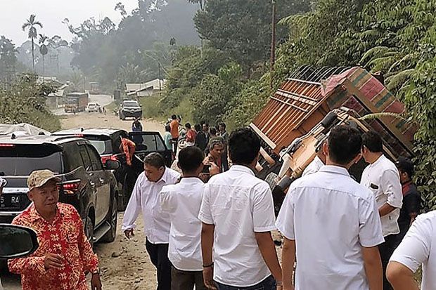 Kemenko Kemaritiman Cek Infrastruktur Jalan dan Objek Wisata di Sipirok