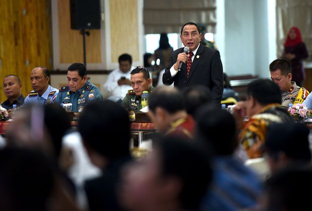 Rakor Karhutla, Gubernur Sumut Imbau Kabupaten/Kota Bentuk Posko Kesehatan