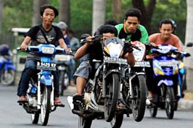 Bentrok Geng Motor Remaja Marak di Kota Medan