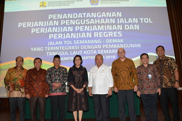 PT PP Tandatangani PPJT Tol Semarang-Demak