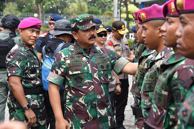 Jelang Pelantikan Presiden, Panglima TNI dan Kapolri Tinjau Pengamanan Ibu Kota
