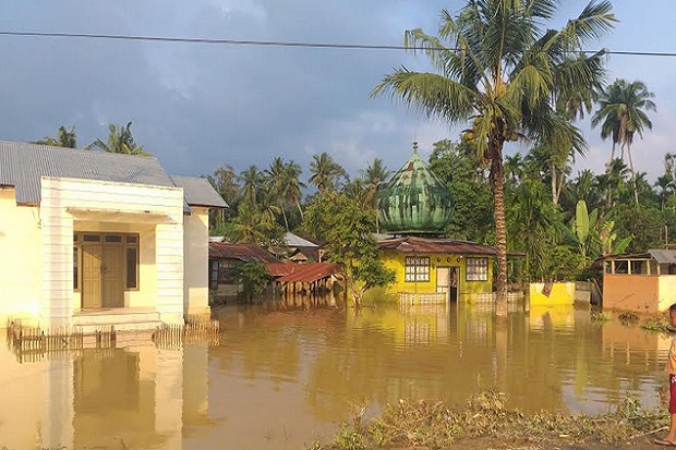 Ratusan Rumah di Mandailing Natal Terendam Banjir