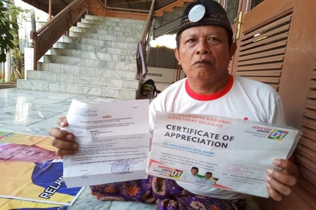 Makmuri, Relawan Kubu 01: Gara-gara Pilpres Saya Bercerai dengan Istri, Hancur Keluarga Saya