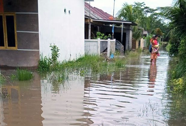 Hujan Deras, Ribuan Rumah di Batubara Terendam Banjir