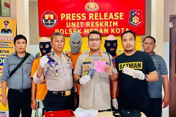 Kelompok Spesialis Jambret Curas Digulung Reskrim Polsek Medan Kota