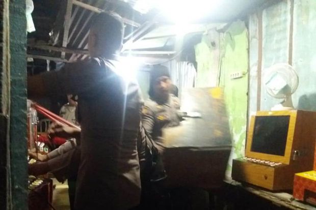 13 Mesin Judi Jackpot Diamankan Sabhara Polrestabes Medan