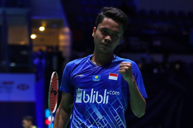 Hajar Jagoan Hong Kong, Anthony Ginting Melaju Babak Kedua