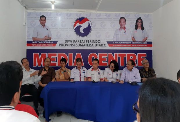 DPW Perindo Sumut Uji Fit and Proper Test Tiga Balon KDH Toba Samosir