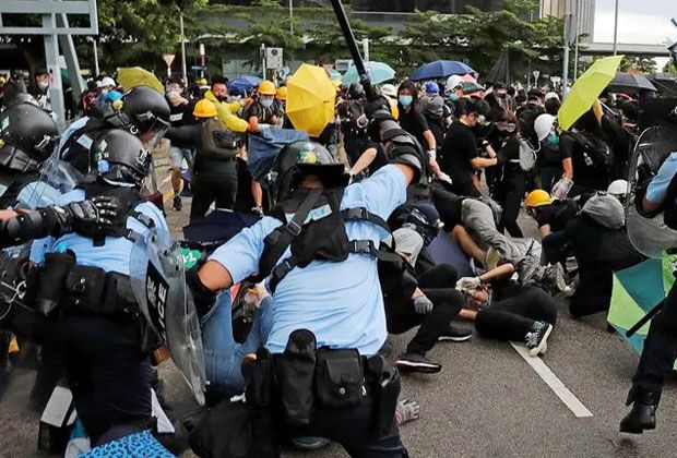 Hong Kong Memanas, China Bangun Pusat Komando Atasi Kriris