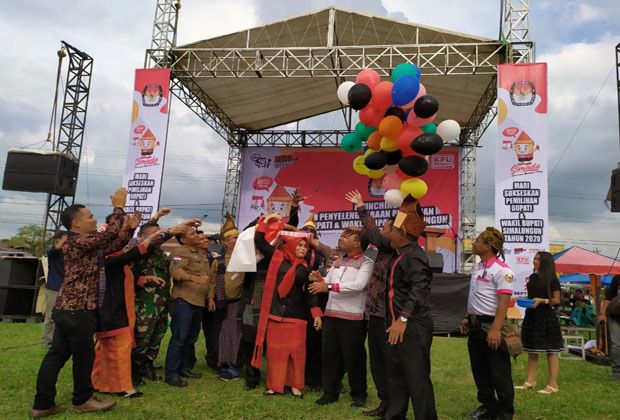 KPUD Simalungun Launching Pilkada Serentak 2020