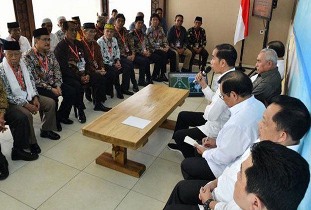 Presiden Jokowi Gelar Pertemuan Tertutup dengan Para Tokoh di Kaltim
