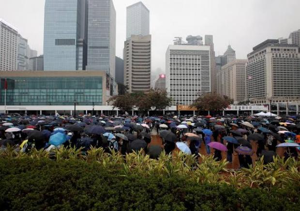 Hong Kong Tutup Tahun 2019 dengan Protes, Buka Tahun 2020 dengan Pawai Besar