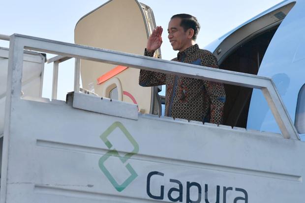 Berangkat ke UEA, Jokowi Temui Putra Mahkota Abu Dhabi