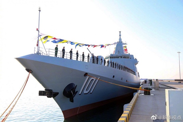 China Resmi Tugaskan Nanchang Kapal Perang Terbesar di Asia