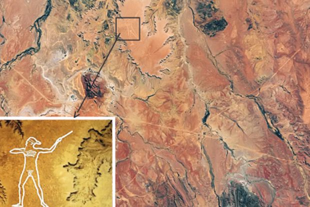 Geoglif Marree Man, Lambang Perlawanan Suku Aborigin