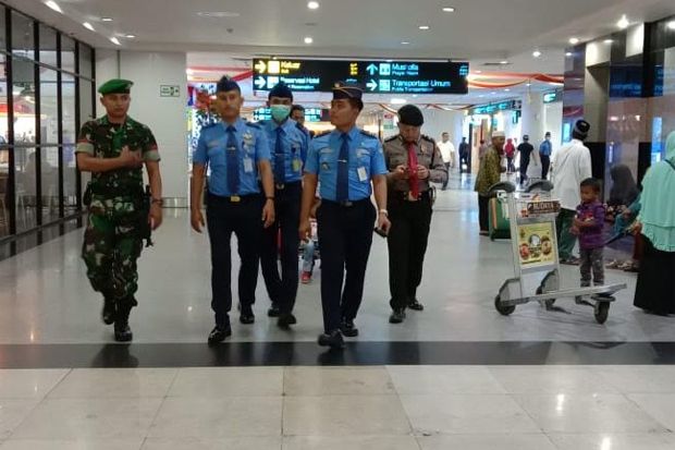 Cegah Kriminalitas, Polresta Deliserdang Patroli Bersama di Bandara Kualanamu
