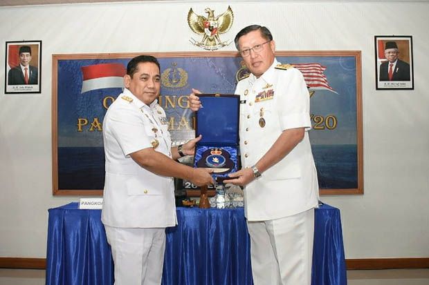 Amankan Selat Malaka, TNI AL - Tentara Laut Diraja Malaysia Gelar Patroli