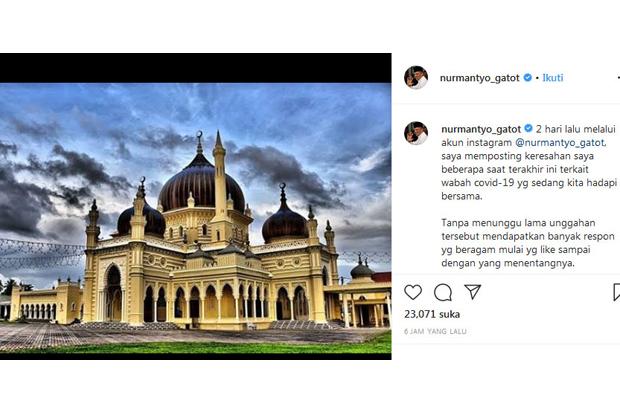 Munculkan Pro Kontra, Gatot Nurmantyo Jelaskan Alasannya Makmurkan Masjid