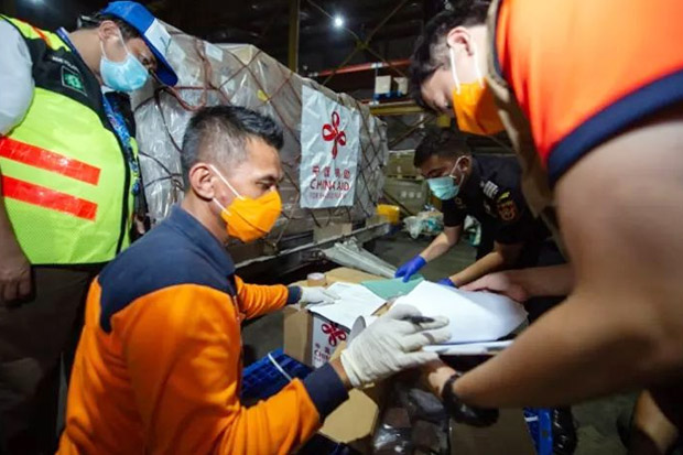 Bantuan Medis dari China untuk Perangi Wabah Corona Tiba di Jakarta