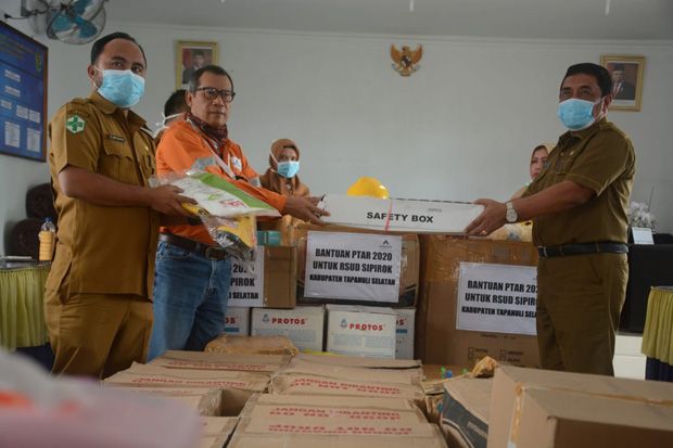 PT AR Salurkan Bantuan APD dan Kebutuhan Utama Lain ke RSUD Sipirok