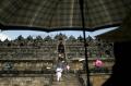 Kenakan Batik Di Borobudur
