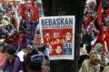 Ribuan buruh tani demo PN Bandung