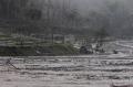 Banjir lahar dingin Gunung Kelud di Desa Pandansari